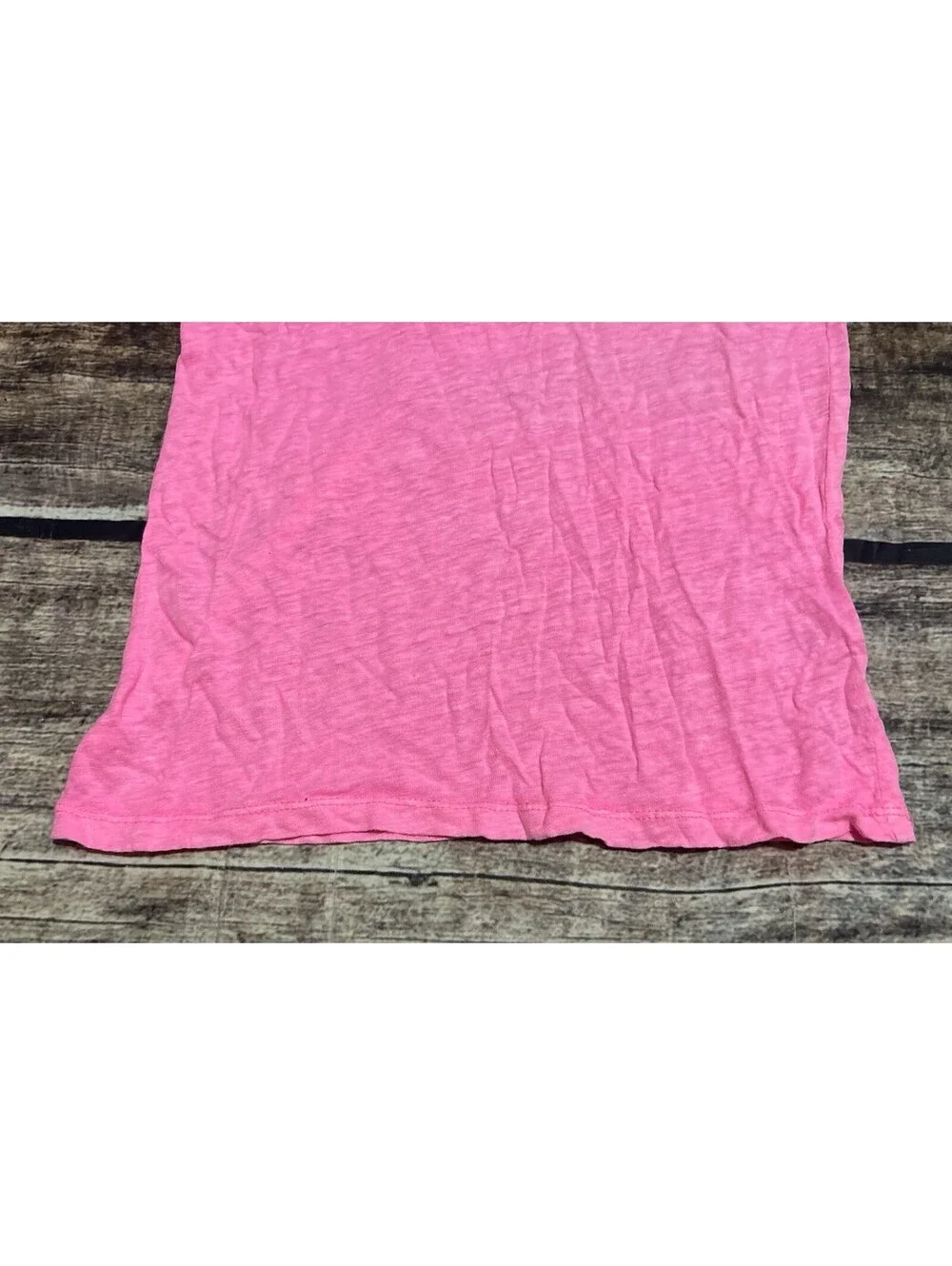 J Crew Top Womens XS Linen Tunic Pink Short Sleeve Pocket